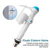 Connector Cistern Fill Valve Quiet Fill White 1/2\"