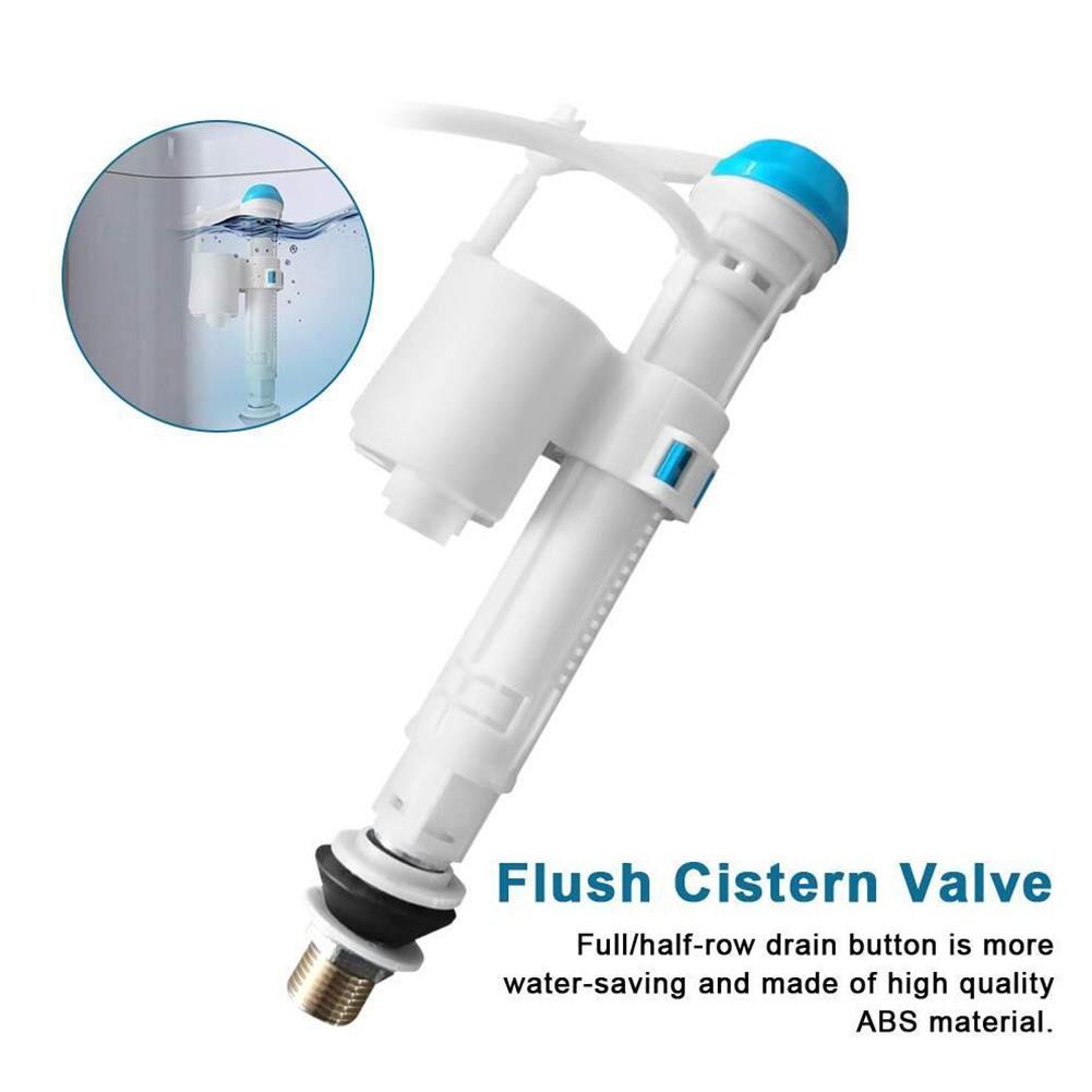 Connector Cistern Fill Valve Quiet Fill White 1/2\"