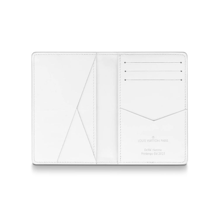 Louis Vuitton Spring Summer Collection Pocket Organizer Classic Monogram Graffiti Leather Wallet Medium Men Wallet White M80163