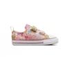 Converse All Star 2V Soft Sole Comfortable Quality Shock Absorption Wear Resistant Low Top Walking Shoes Baby Sneaker Pink White A04762C