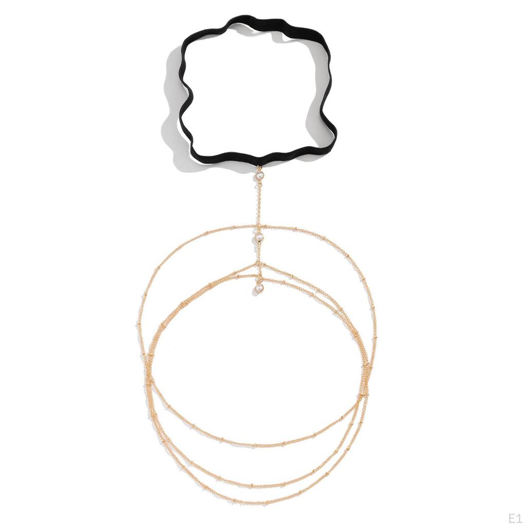 Leg Chain Body Elasticity Pendant Layered Bracelet Tassel Thigh