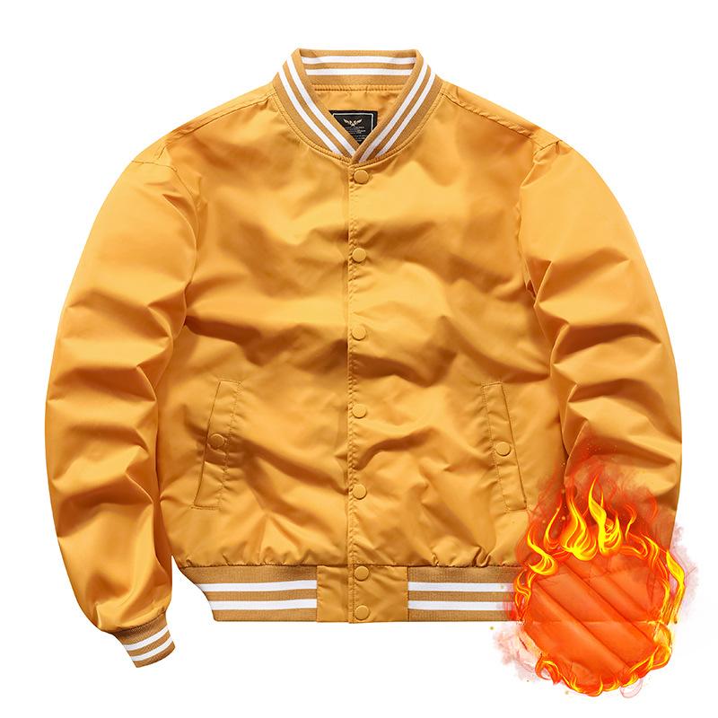מדים בייסבול חזה לגברים מעיל פצצות אביב וסתיו גברים ונשים מעיל זוגי בסגנון זהה מעיל עבודה טרנדי