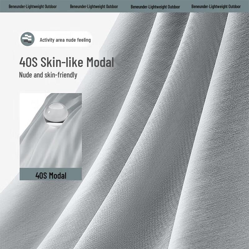 beneunder Men's Skin-feel Modal Underwear 3-Pack