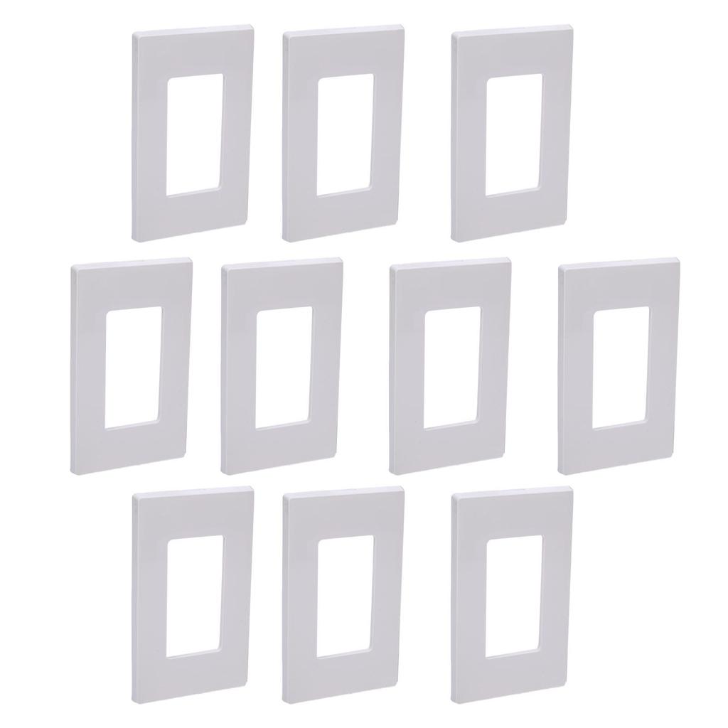 10 Sets Snap On Mount Fit for Leviton 80301 SW Decora Plus 1 Gang Wallplate Mounting Bracket Kit
