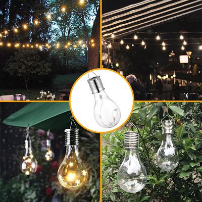 Ampoule solaire lumière LED à énergie solaire longue veille Protection des yeux lumière LED nuit pour marché cour Camping lumière