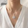 Versatile Jewelry for Dress Sparkling Drop Pendant Necklace Women Cubic