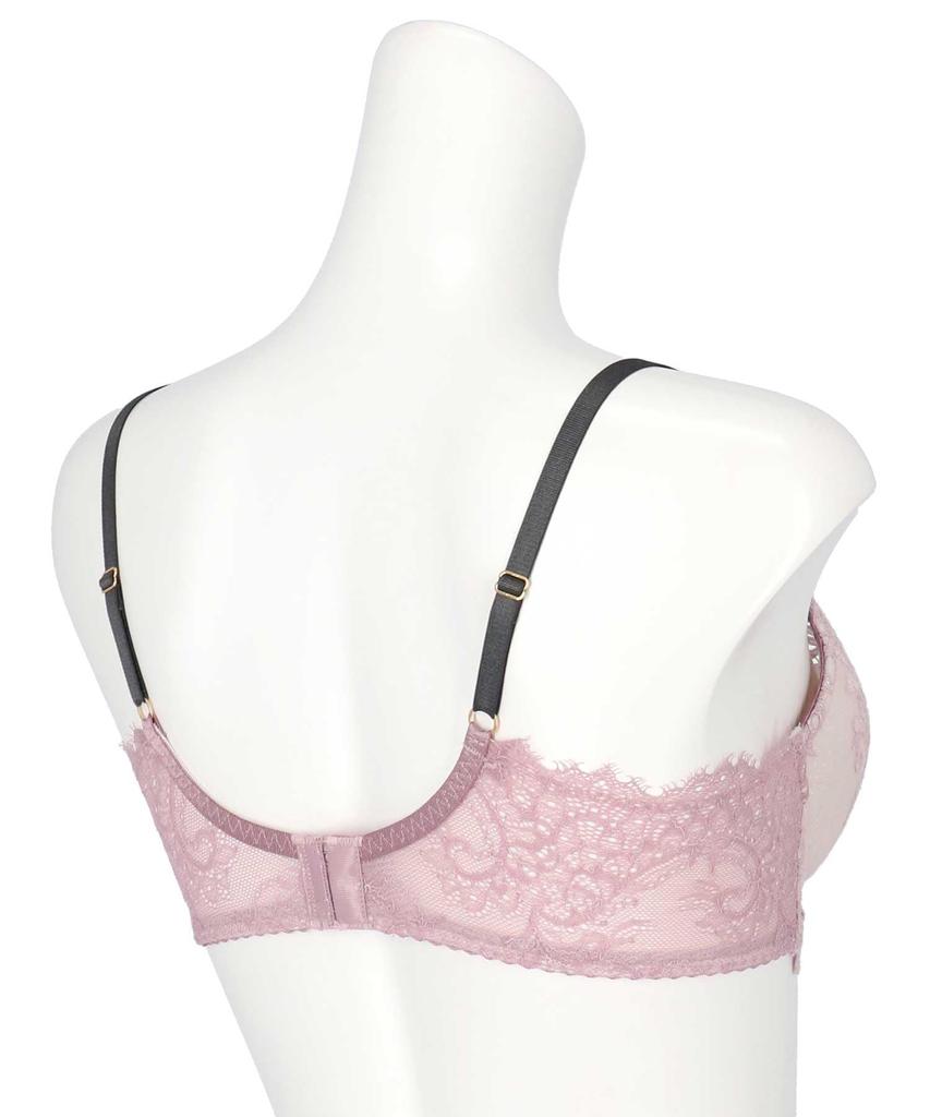 Amphi High Side Slimming Fits Up To G Plus Sizes Sleek Side Bra BYJ689 RP D75 Bra, Cleavage-Enhancing, Design, Effect, Cup, [Glama-Rich, Design]