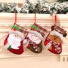 Retro Plush Christmas Stockings Gift Bags - Holiday Decorations & Gift Bags