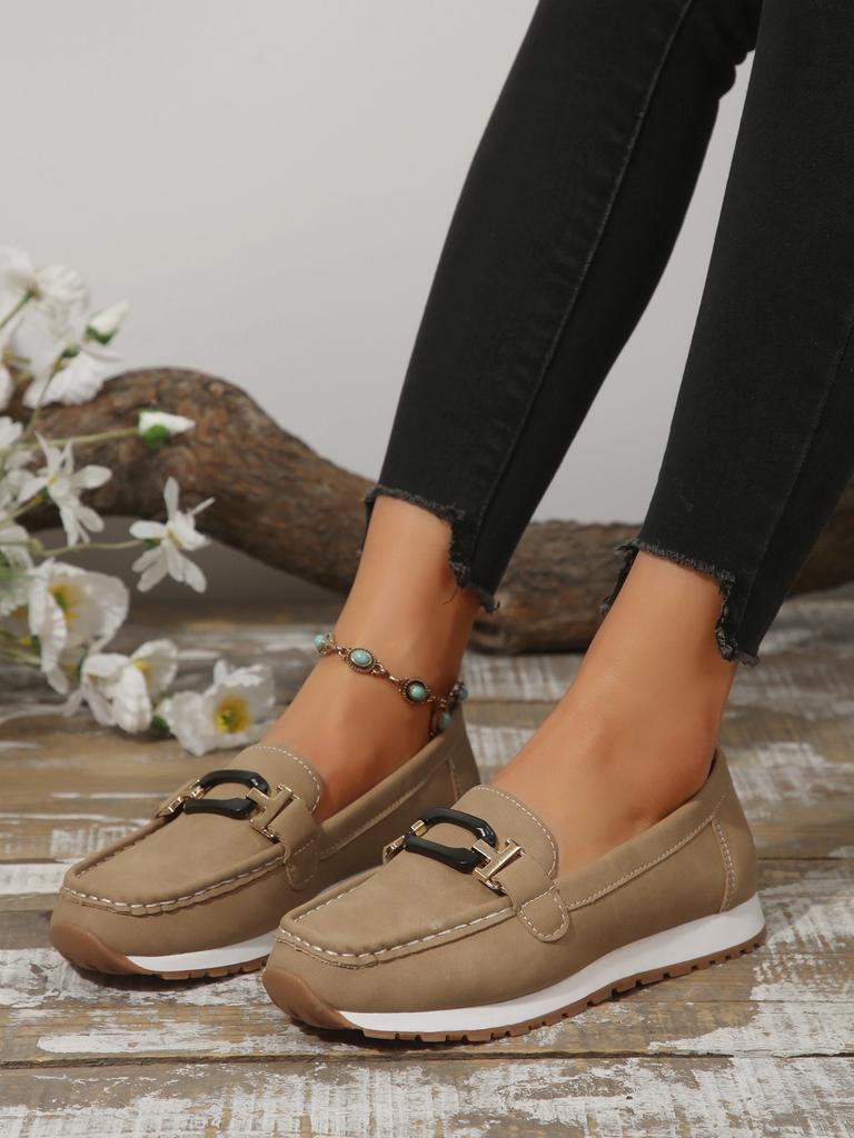 2025 spring and summer new Doudou shoes women's fashion casual one-pedal comfortable soft-soled non-slip single shoes