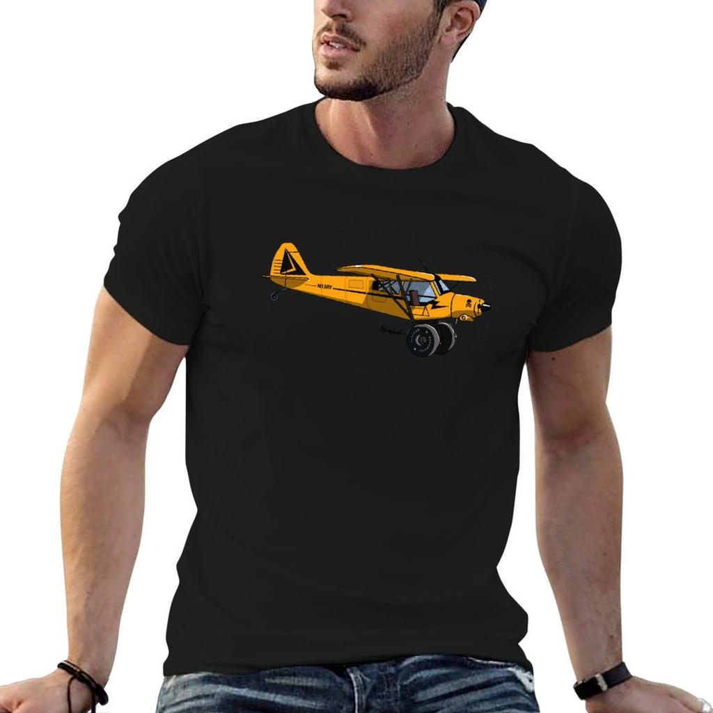 Pa 12 Piper Cub Gelbes T-Shirt T-Shirts Für Unisex Grafik-T-Shirts Unisex T-Shirts Für Unisex Anime T-Shirt T-Shirt