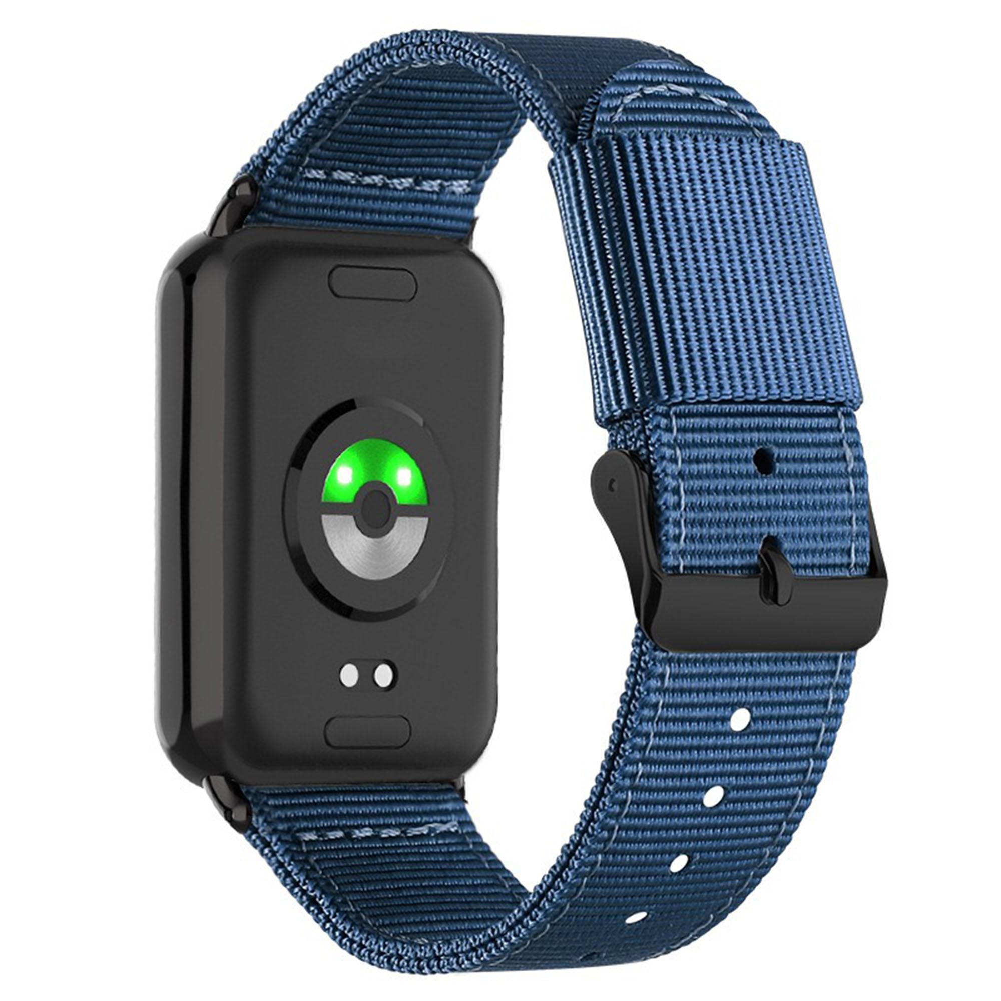 

For Xiaomi Redmi Watch 6 / 5 / 4 / Smart Band 9 Pro / 8 Pro Woven Nylon Watch Band Pin Buckle Strap