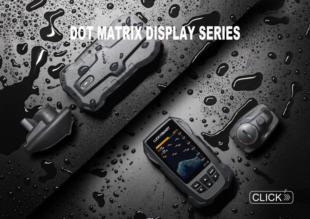 Leqi FF918C-WL Black Wireless Fish Finder Bait Boat with 300M Range.