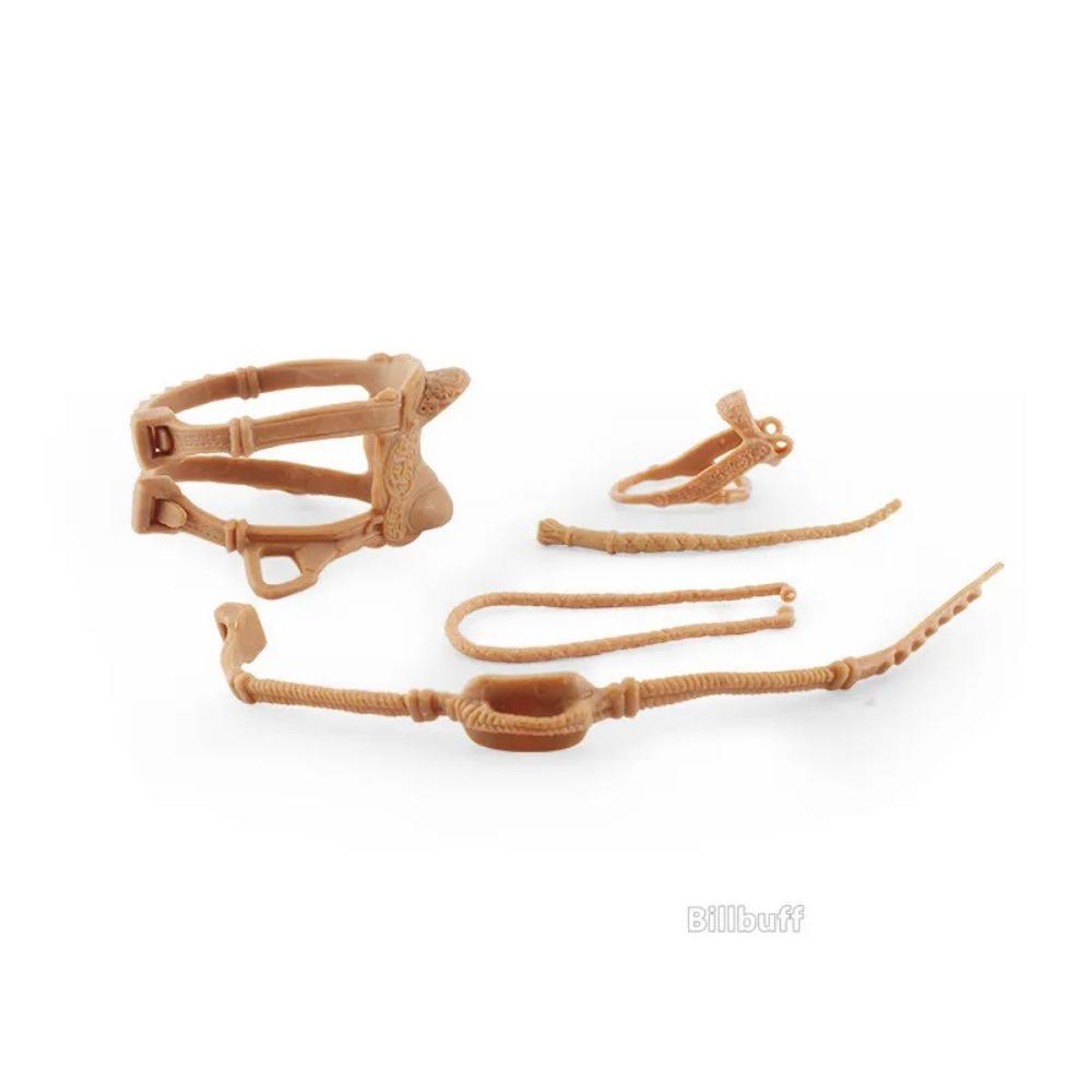 Model Cursă de Cai DIY Călăreț Animal de Fermă Figurine Figurine Acțiune și Jucărie Jucării Emulație ABS pentru Copii Cadou de Crăciun Aniversare