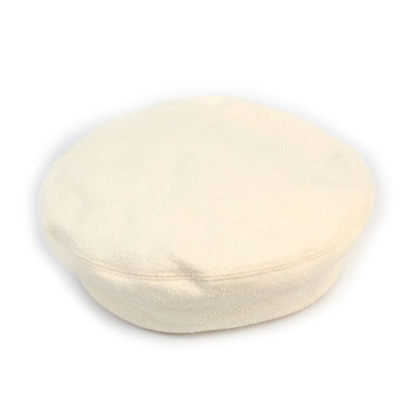 Universal Chemistry Belted Ivory Towel Knit Beret Beret