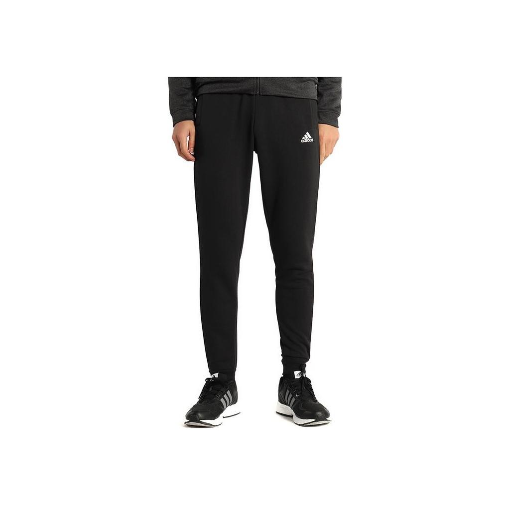 Adidas Logo Print Joggers Men Bottoms Black BK7441