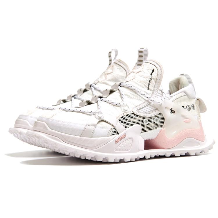 New LINING Pan Gu Casual Shoes Women's Low-Top Cherry Blossom Pink AGLR152-1