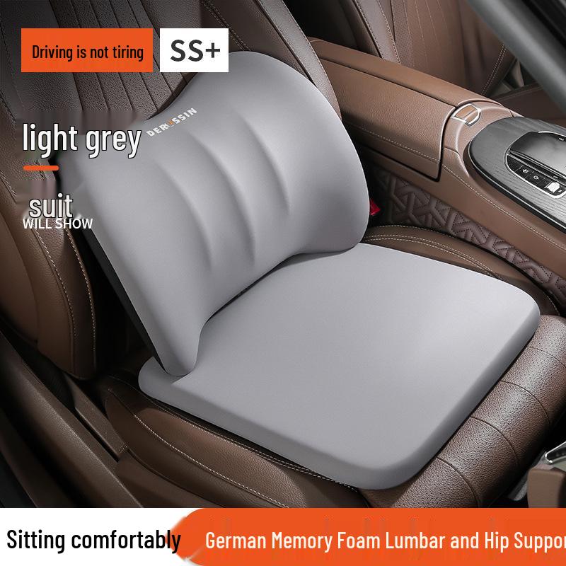 Universal Winter Car Seat Cushion with Lumbar Support - Warm, Simple & Stylish for All Seasons