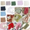 Reusable Cotton Napkin Table Decoration Placemats Party Supply Linen Napkin  Hotel