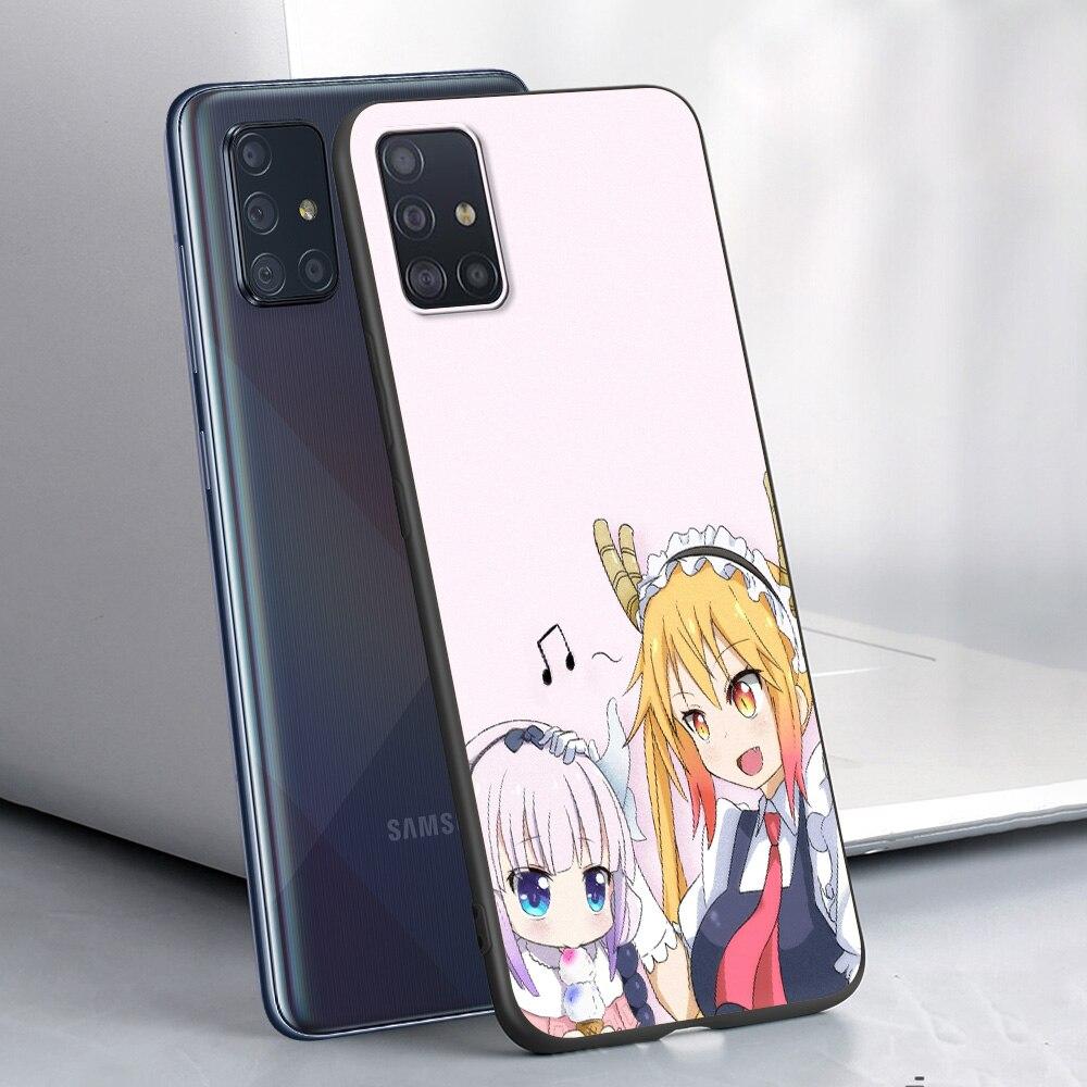 Miss Kobayashis Dragon Maid Anime Phone Case for Samsung Galaxy A51 A71 A21S A12 A11 A31 A52 A41 A32 5G A72 A02S Silicon Cover