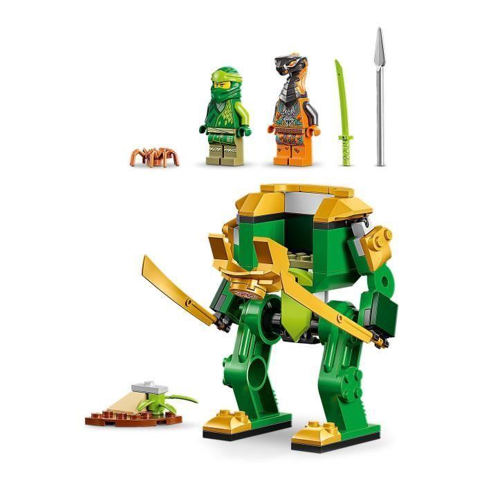 LEGO® 71757 NINJAGO Le Robot Ninja de Lloyd, Jouet pour Enfant dès 4 Ans avec Figurine Serpent, Set de Construction