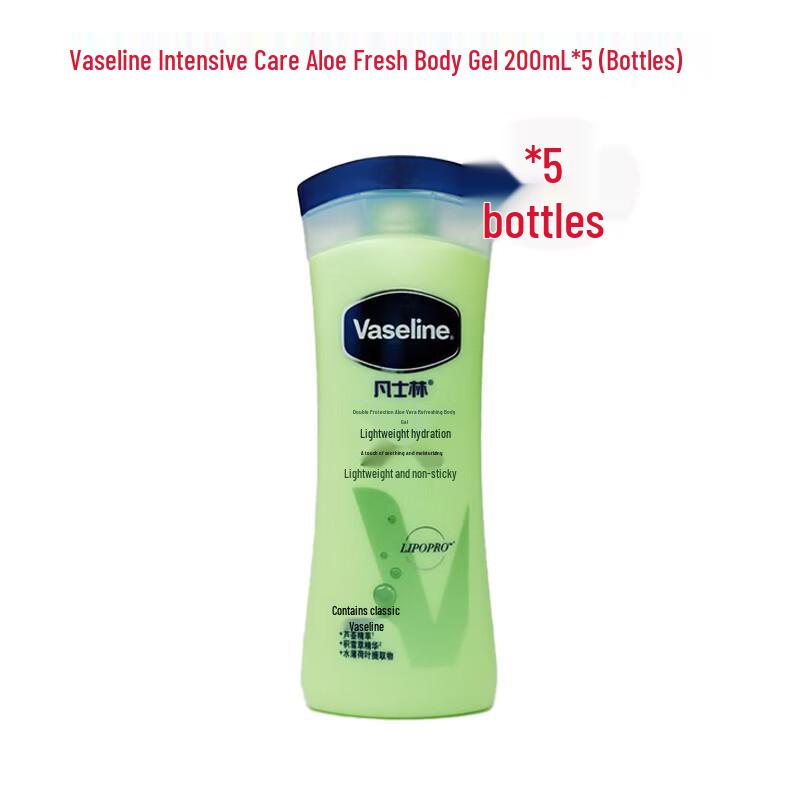 

Vaseline Aloe Fresh Body Gel (5-Pack)