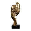 Abstract Art Woman Face Statue with Strong Texture for Office Home Decoration