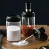 Condiment Seasoning Jars for Spices, Pepper Bottles, Salt Shakers, 250ml, Cap Sealed, Cruet with Lid and Spoon, Kitchen Storage