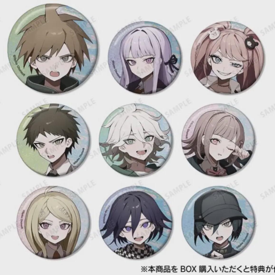 

Danganronpa Sakusha Can Badge 1 Box Komaeda Hinata Nanami Saihara Oma