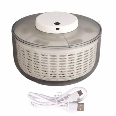 Centrifuga per Insalata 500RPM Elettrica Lavatrice Asciugatrice Scolapasta Colino per Cucina 6000ML