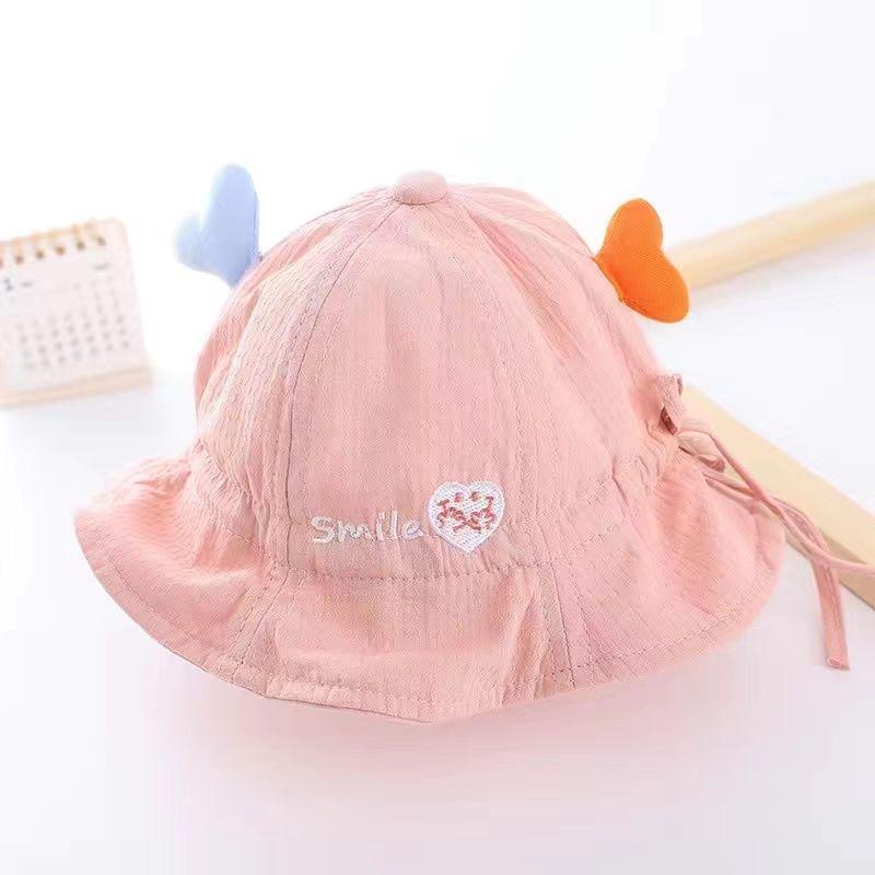 Adorable Baby Sun Protection Bucket Hat for Boys & Girls - Cute Newborn Spring & Autumn Hat