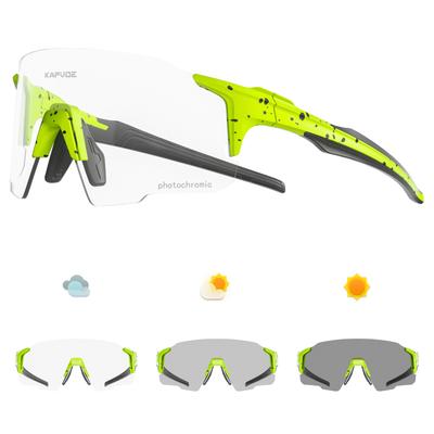 Kapvoe Photochromic Cycling Glasses UV400 MTB Sunglasses for Men Women Outdoor Sports Bike Eyewear Gafas Ciclismo