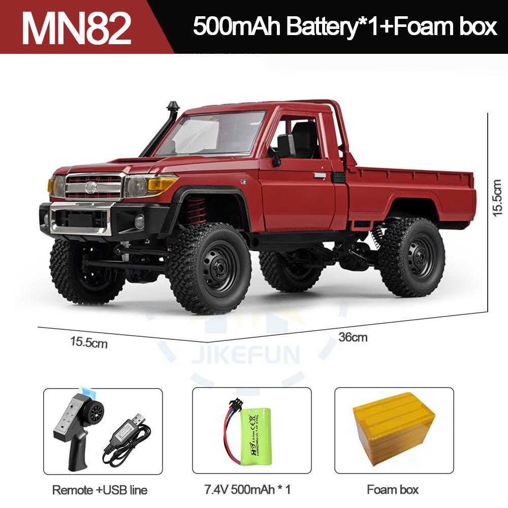 MN82S RC Paletli 1/12 Tam Ölçek LC79 RC Kamyonet Kısa Kamyon 4WD Uzaktan Kumandalı Tırmanma Off-road Araba Oyuncakları Erkekler Yetişkinler Hediyeler