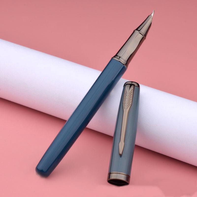Metal Business Office Calligraphy Signature Fountain Pen Smooth Writing Student Practicing Pen