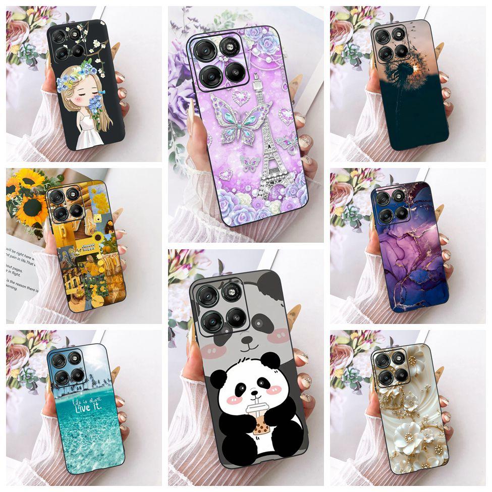 Per Moto G57 Power 5G Custodia Cover Moda Farfalla Gatto Carino Fresco Dipinto Morbido Funda Per Motorola Moto G57 Power 5G Cover del Telefono
