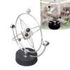 Electronic Perpetual Motion Toy Metal Plastic Silver Square Perpetual Motion Machine Toy Desk Decoration