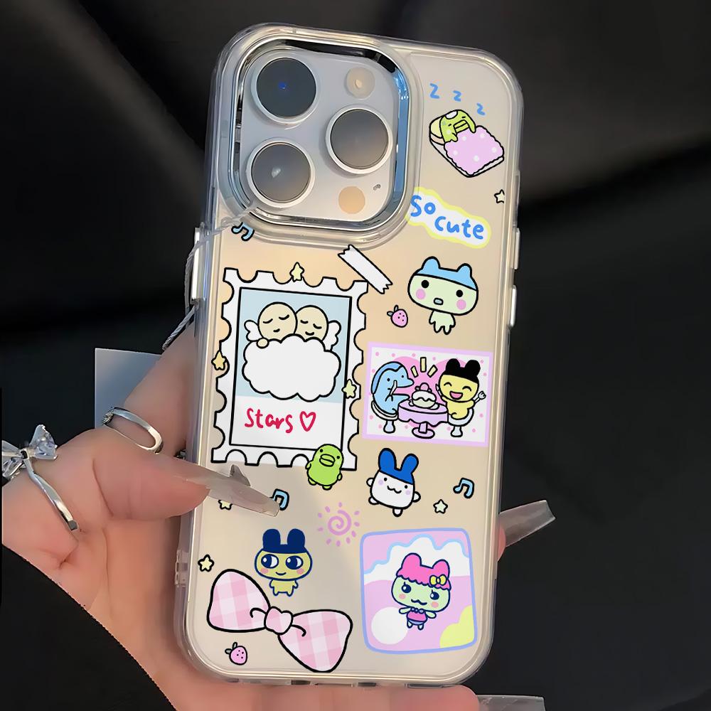 

Cute Cartoon Role Tamagotchi Dog Phone Case For Google Pixel 10 9 8 8A 9A XL Pro 4G 5G Transparent Soft Silicone TPU Back Cover Pixel 8 5G