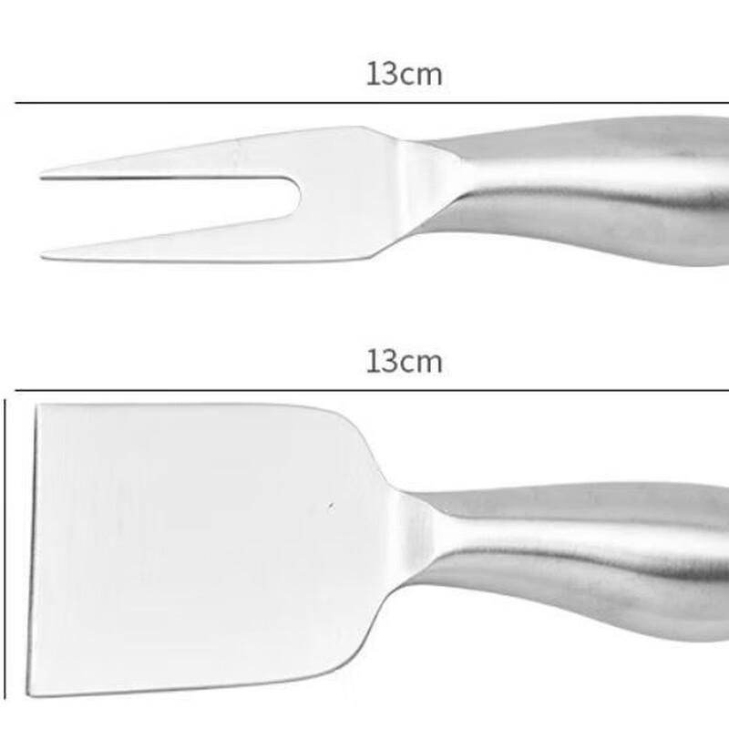 ZISIZ 6-Piece Hollow Handle Butter and Cheese Knife Set