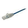Cordon de brassage CAT6 - STARTECH - 0.5M - Fil de cuivre 28 AWG - Couleur: Noir - Slim Snagless