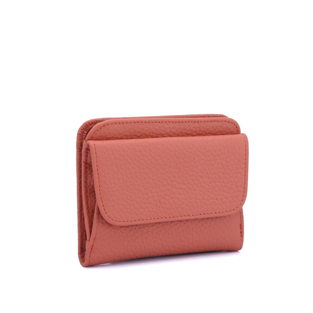 Japanese Style Genuine Leather Wallet: Short Design with Multiple Card Slots, Coin Purse, Large Capacity, and Multi-Compartment.