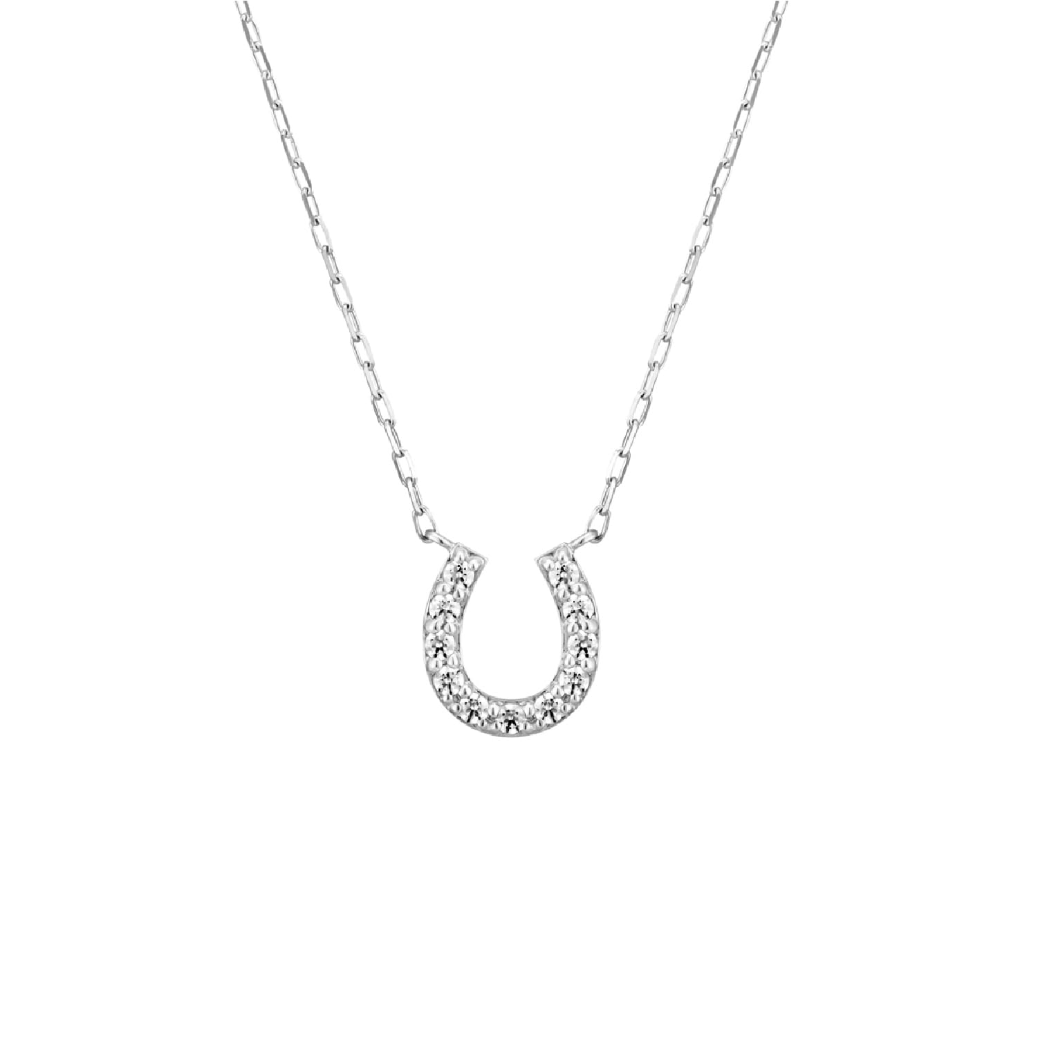 

10K White Gold Necklace 111746123217 4℃ (4℃) (WG)
