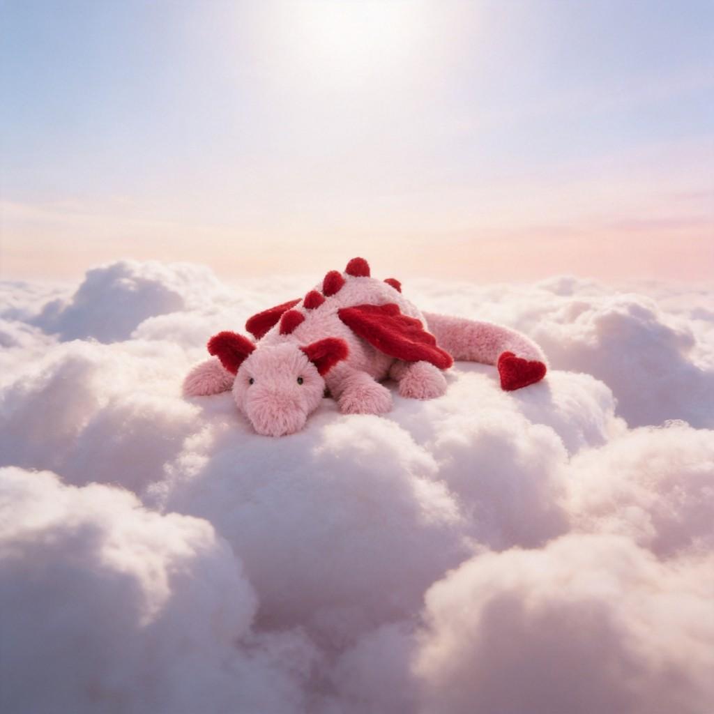 Sky Dragon Plush Toy Large Rainbow Flying Dragon Soft Stuffed Animal For Kids Gift