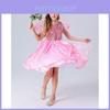 Encantador Vestido de Princesa Fada em Mistura de Algodão Para Meninas Perfeito Para Apresentações de Halloween