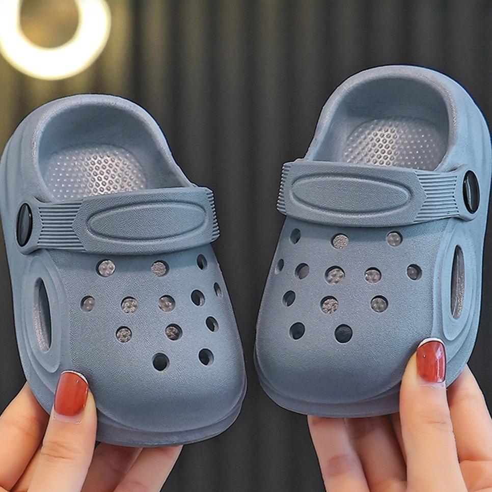 Unisex Cool Slippers for Boys and Girls, Casual Daily Summer Fashion Flat-Bottomed Closed-Toe Clogs, Cute Beach Simple Party Shoes