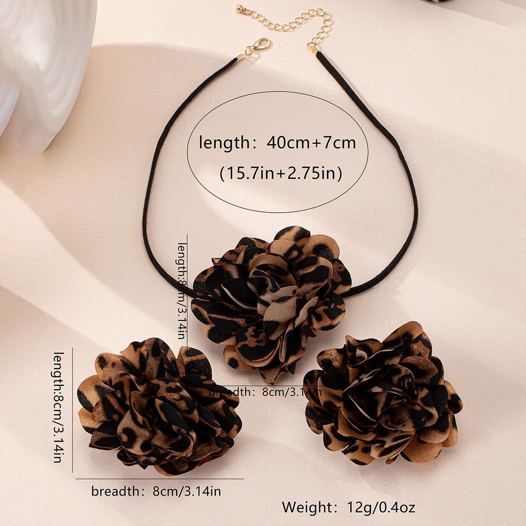 Fashion Necklace Earrings For Women Ladies