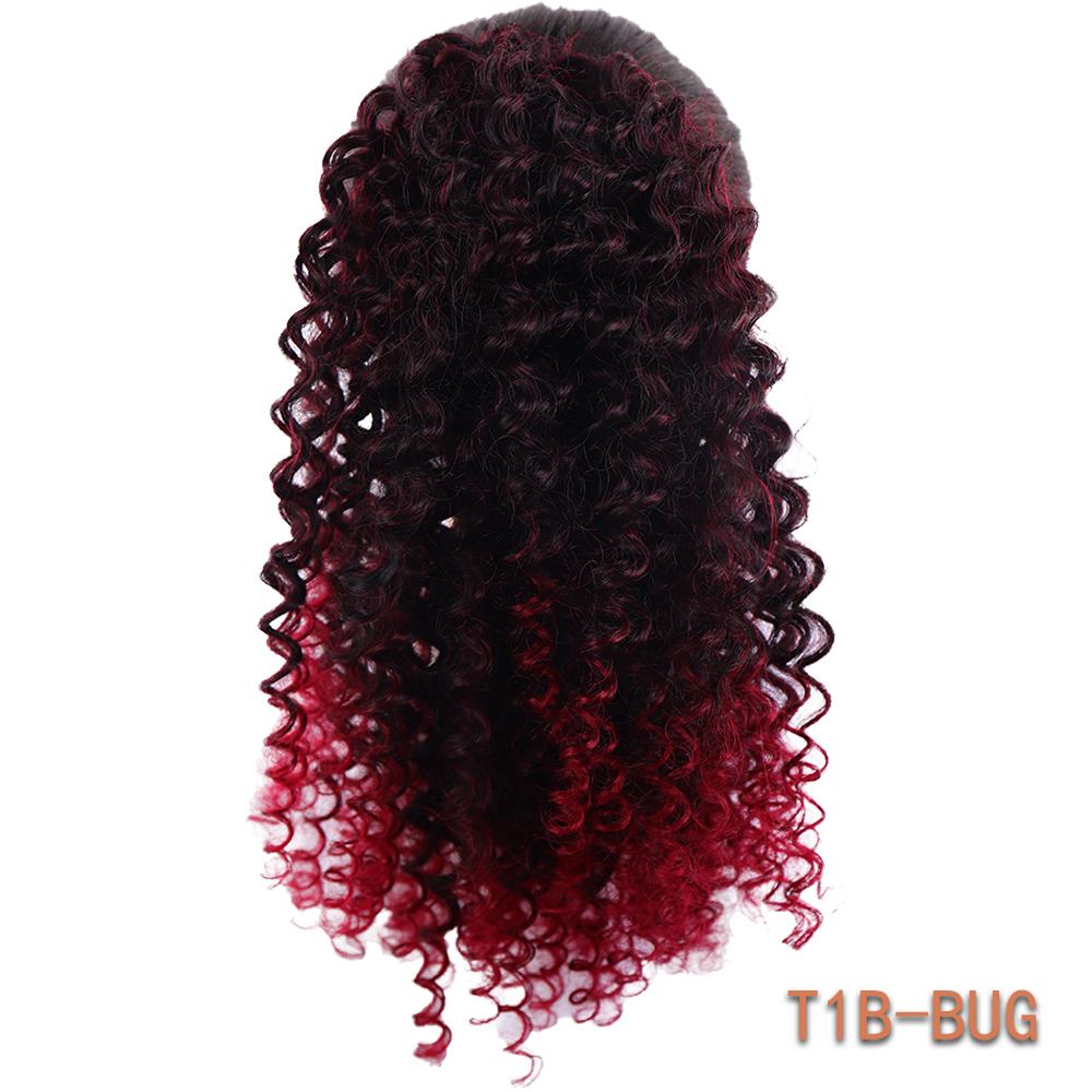 

Синтетический парик с хвостиком Афро-американский весенний вьющийся черный волос на шнурке Пышный хвост Рулет с лапшой быстрого приготовления