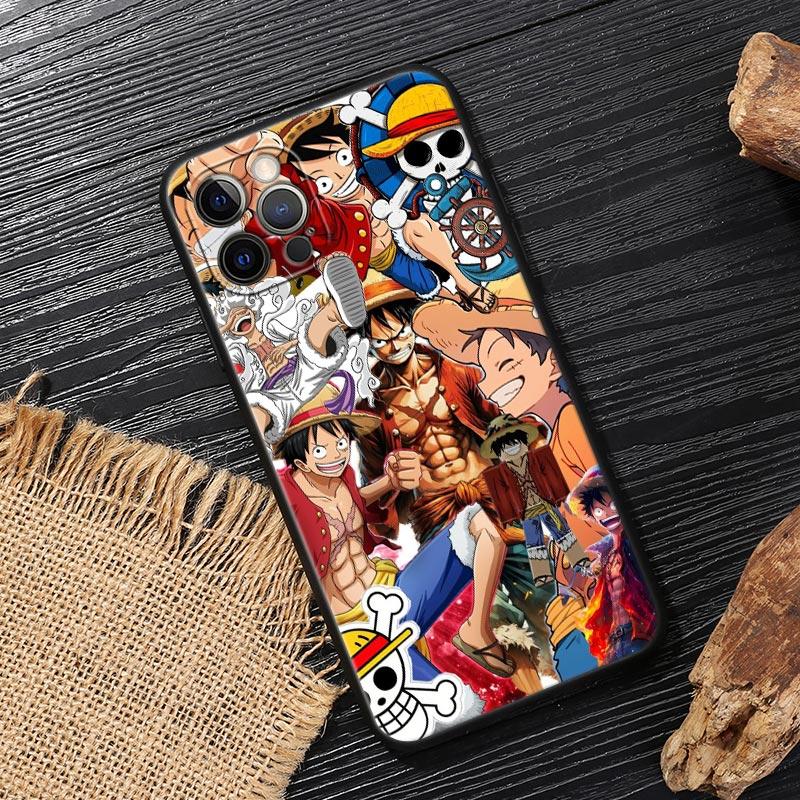 Monkey D Luffy One Pieces Anime For iphone 17 Case For iPhone 16 15 11 12 13 Mini 17 Pro Max 16 Plus 17E 16E Air Case Soft Cover