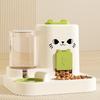 Integrated Cat and Dog Feeder: Cross-Border Wet/Dry Bowl with Water Dispenser and Storage