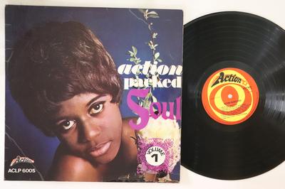 LP Record VARIOUS - Action Packed Soul ACLP6005 ACTION 1969 UK Soul/Funk Used