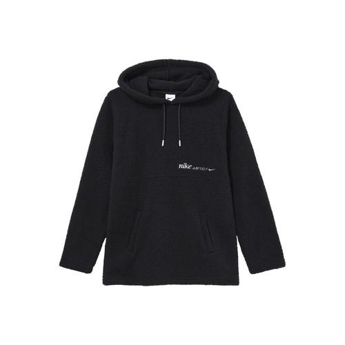 

Nike Letter Logo Print Pullover Hoodie Long Sleeve Sweatshirt for Women Black S чорний