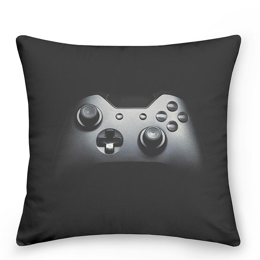 Boy Gamer Print Pillowcase Bedroom Decor Video Game Cushion Cover Home Gamepad  Gift